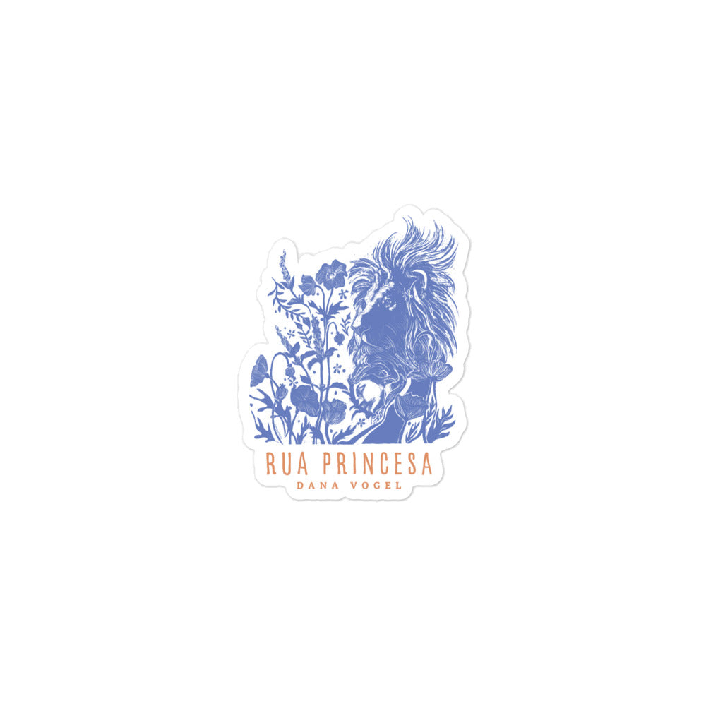Album Sticker - Blue and Orange
