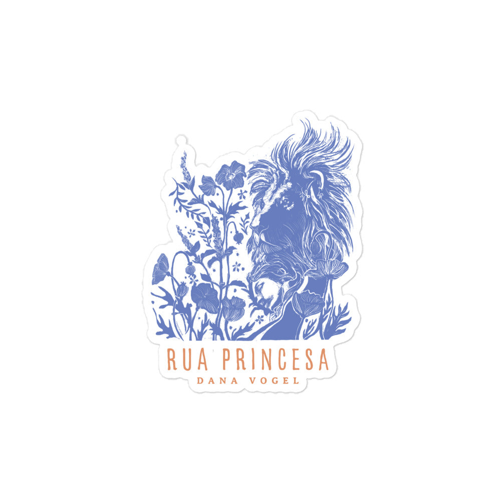 Album Sticker - Blue and Orange