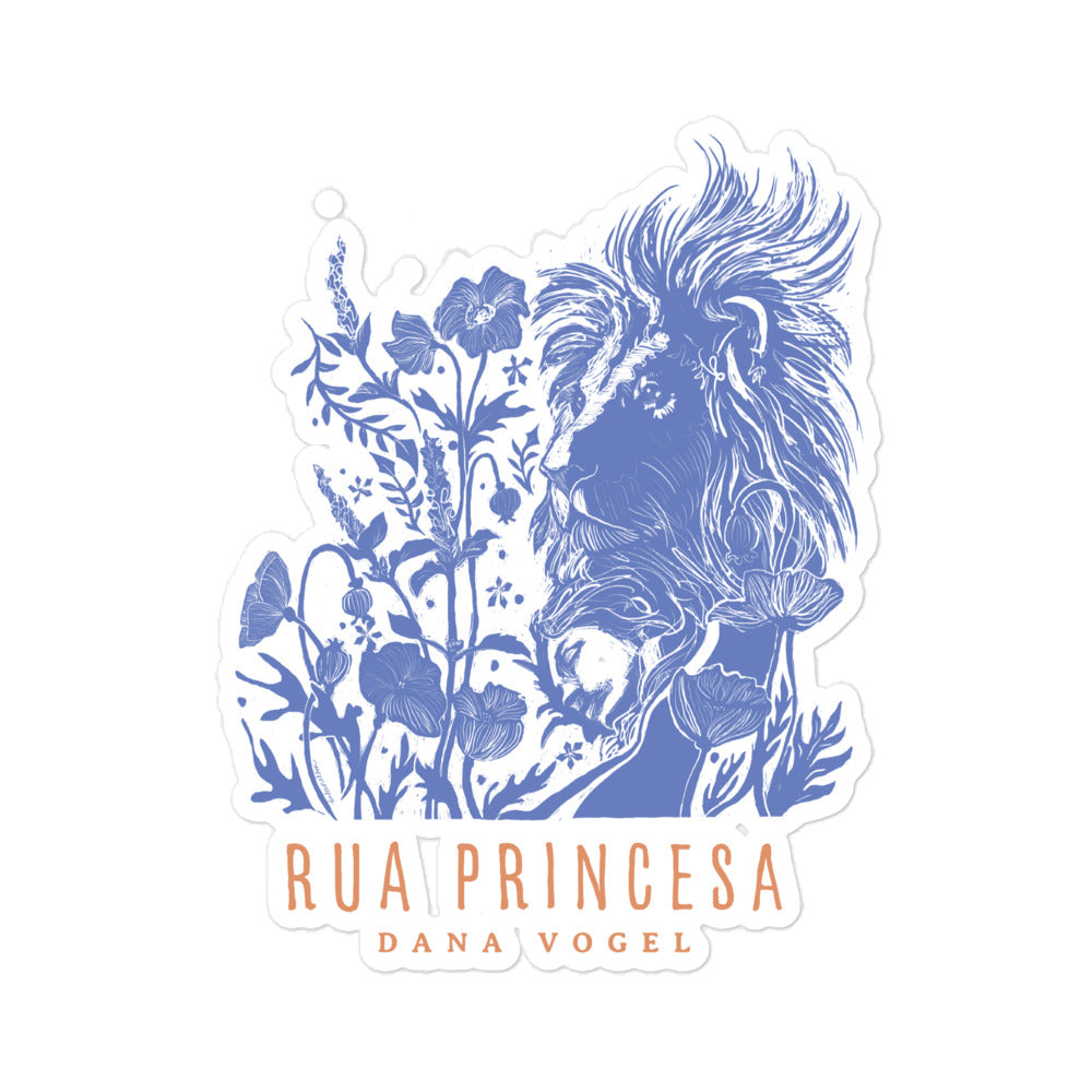 Album Sticker - Blue and Orange